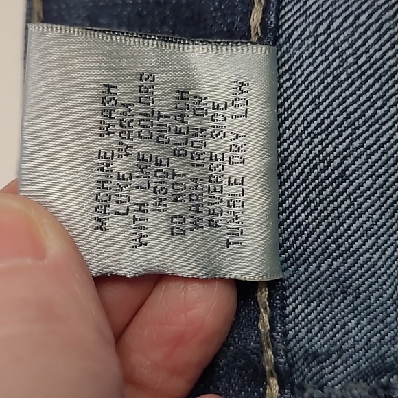 VIP Denim SZ 5/6 Regular Denim Jeans Straight Leg Ankle Stretch Low Rise - Picture 14 of 15